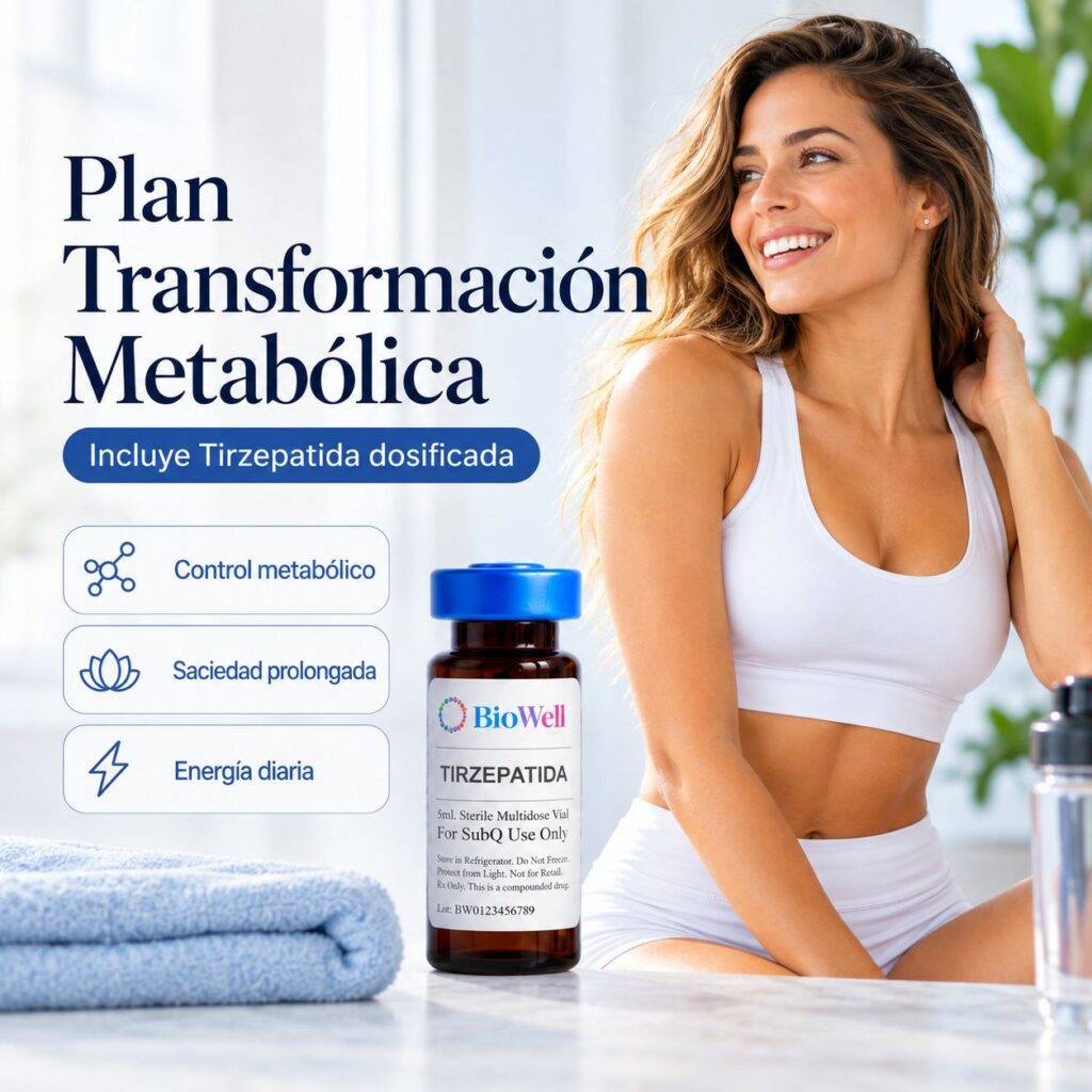 Transformación Metabólica (Tirzepatida) – Plan mensual